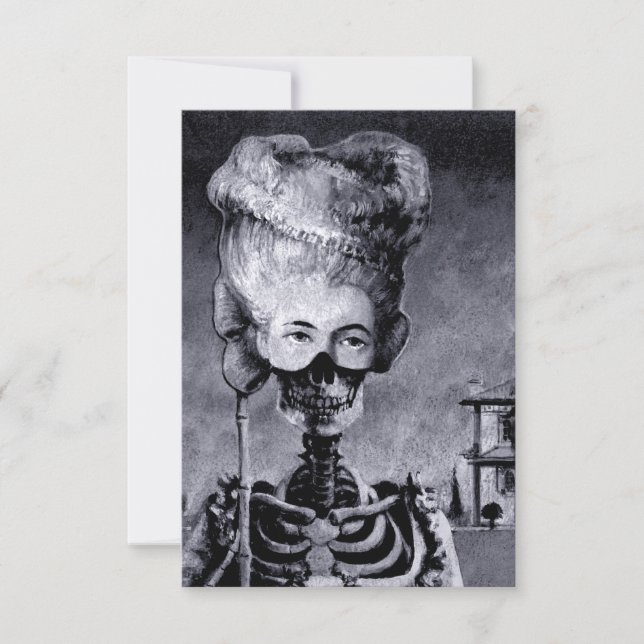 Convites Halloween Skeleton Invite (Frente)