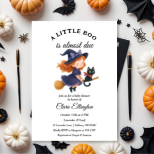 Convites Halloween Sloth Primeiro Chá de fraldas de Hallowe