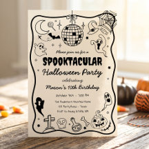 Halloween Spooktacular Costume Kids Birthday Party
