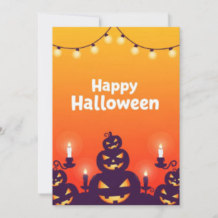 Convites Halloween Spooky Night Invitation