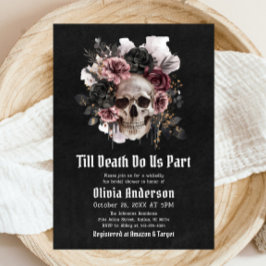 Convites Halloween Till Morte Nos Faz Parte Do Chá de panel