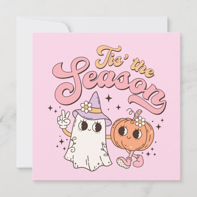 Convites Halloween Tis the Season (Frente)