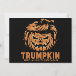 Convites Halloween Trumpkin Faz Excelente de Halloween nova