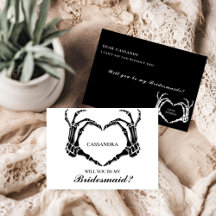 Halloween Você Será Minha Proposta De Bridesmaid?