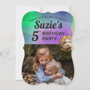 Convites Hammyville - Personalização vibrante de Hamster Bo