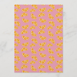Convites Hand-drawn Refreshing Oranges Seamless Pattern