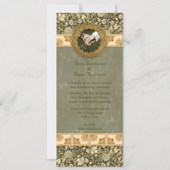 Convites Handfasting (Frente)