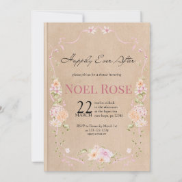 Convites Happily Ever After Bridal Shower invitation