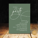 Convites Happily Ever After Modern Elegant Wedding Dinner<br><div class="desc">Celebrate your love story with this elegant minimalist wedding invitation, designed with a refined sans font paired with delicate romantic elegant handwritten script. Perfect for couples who love modern romance, soft neutrals, and timeless typography, "happily ever after party". Perfect for couples extending their joyous occasion, this invitation exudes sophistication with...</div>