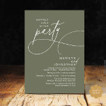 Convites Happily Ever After Modern Elegant Wedding Dinner<br><div class="desc">Celebrate your love story with this elegant minimalist wedding invitation, designed with a refined sans font paired with delicate romantic elegant handwritten script. Perfect for couples who love modern romance, soft neutrals, and timeless typography, "happily ever after party". Perfect for couples extending their joyous occasion, this invitation exudes sophistication with...</div>