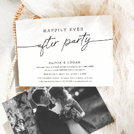 Convites Happily Ever After Party Script Wedding Elopement