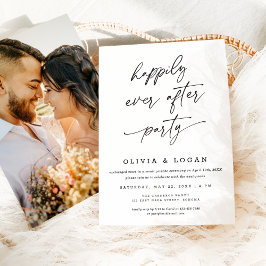 Convites Happily Ever After Party Script Wedding Elopement