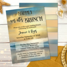 Happily Ever After Wedding Beach Brunch