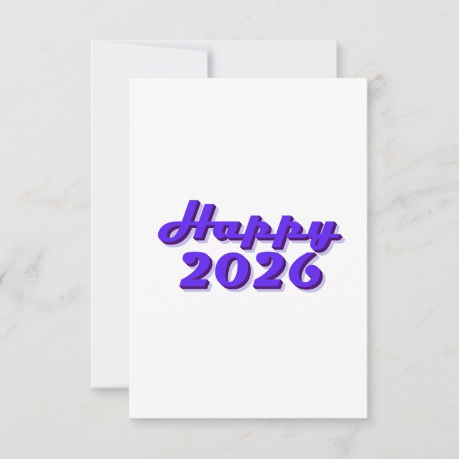Convites Happy 2026 (Frente)