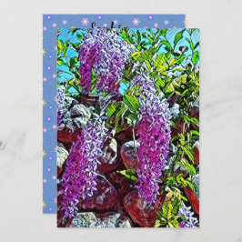 Convites Happy blooming flower