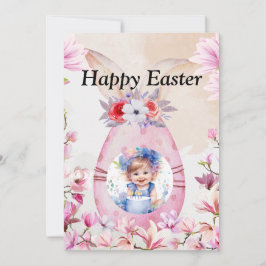 Convites Happy Easter with photo