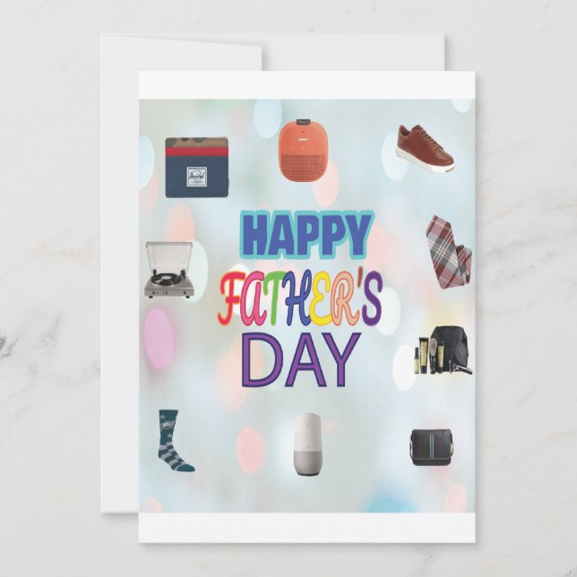 Convites Happy Father's Day Invitation (Frente)