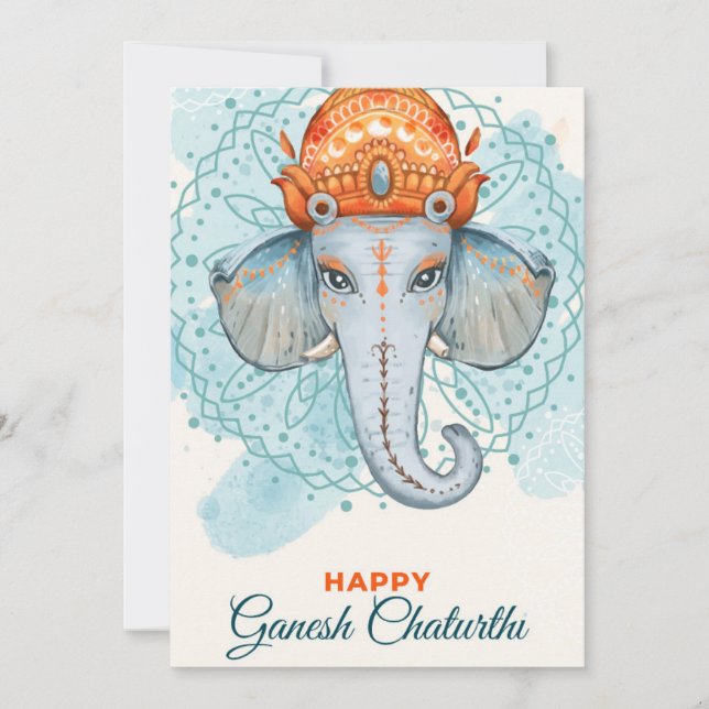 Convites Happy Ganesh Chaturthi (Frente)