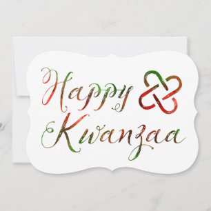 Convites Happy Kwanzaa Bokeh Umoja