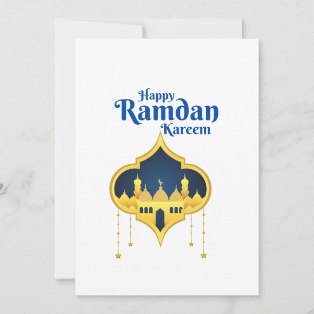 Convites Happy Ramadan Kareem 2022 (Frente)