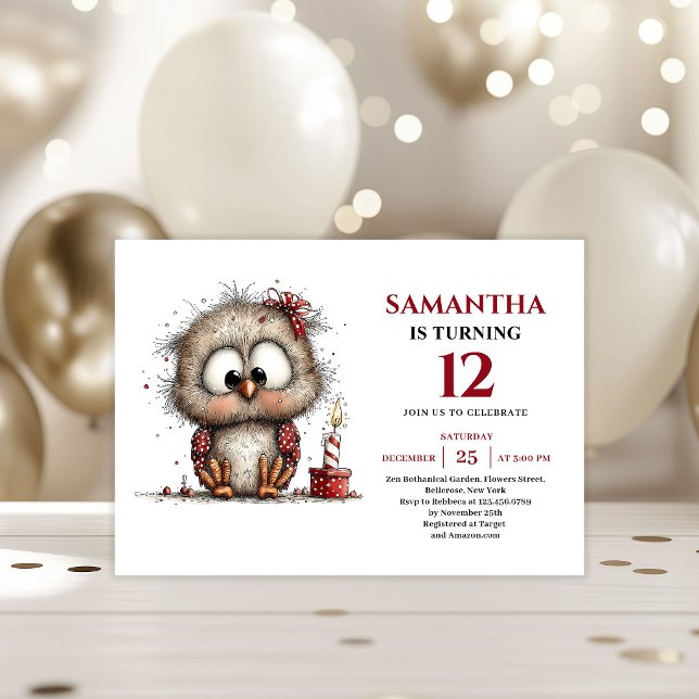 Convites Happy Whimsical animals Party Theme kids birthday  (Happy Whimsical animals Party Theme kids birthday invitation

)