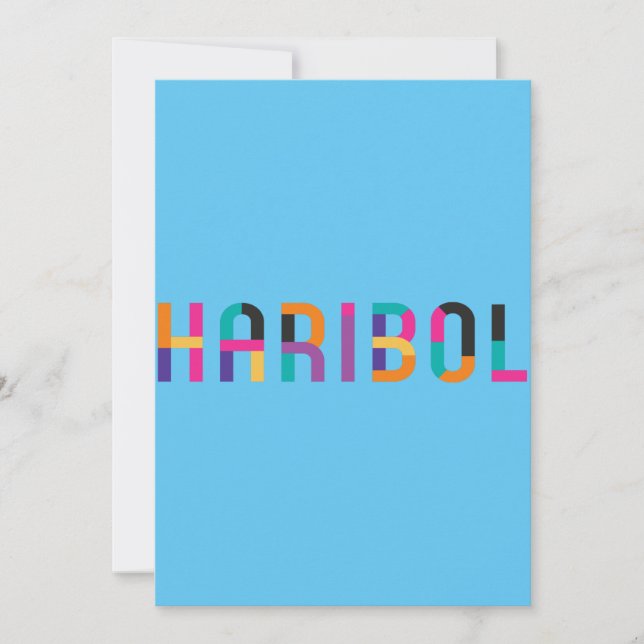 Convites  Haribol Nitai Gaur            (Frente)