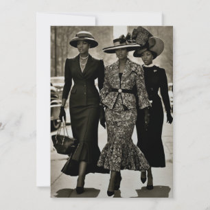 Convites Harlem Renaissance Sophisticated Ladies