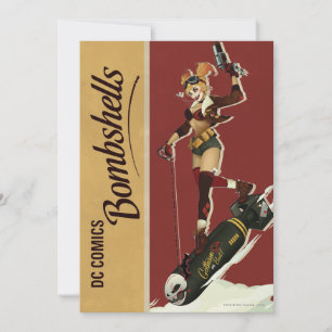 Convites Harley Quinn Bombshell Pinup