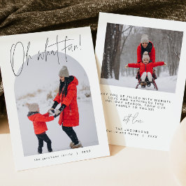 Convites HARLOW Edgy Modern Arch Photo Oh Que Feriado Diver