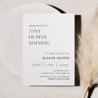 HARLOW Minimalista Chá de fraldas Pequeno Shindig