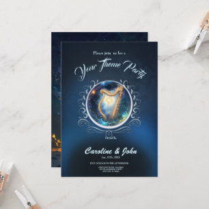 Convites Harpa Celestial dos Céus Limitados pela Lua. 