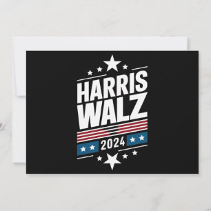 Convites Harris Valsa 2024 Kamala Harris Tim Valsa 2024