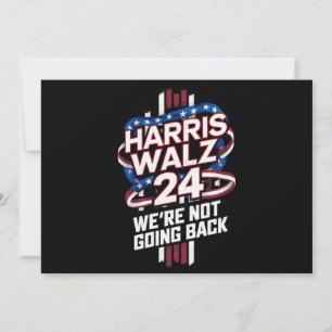 Convites Harris Waltz 2024 Eleição Kamala Harris Tim Waltz