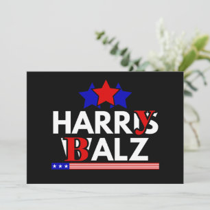 Convites Harris Walz 24 Harry Balz 2024 Meme Democráticos