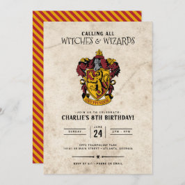 Convites Harry Potter Birthday | Gryffindor