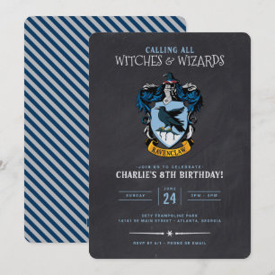 Convites Harry Potter Birthday   Painéis Alcalços Ravencl