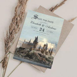 Convites Harry Potter | Castelo de Hogwarts Salve a Data