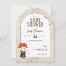 Convites Harry Potter Chibi Ron Weasley Mágico Chá de Bebê