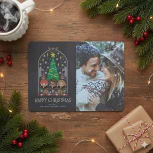 Convites HARRY POTTER™ Cross-Stitch Holiday