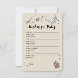 Convites Harry Potter - Desejos para Bebê