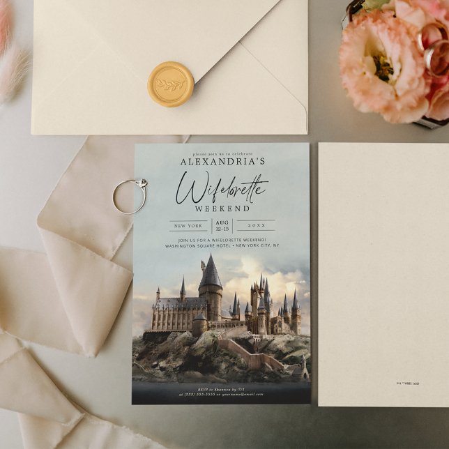 Convites Harry Potter | Festa de Despedida de Solteira Wife (Invitation on table)