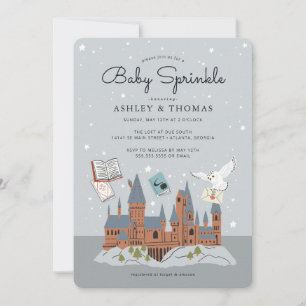Convites Harry Potter Hogwarts Castle Baby Sprinkle