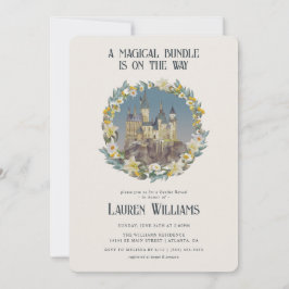 Convites Harry Potter Magical Hogwarts Castle Gender Reveal