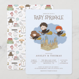 Convites Harry Potter mágico e Hogwarts Baby Sprinkle
