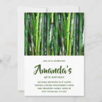 Hastes de Bambu Verde Fotografia da Natureza Anive
