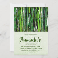 Hastes de Bambu Verde Fotografia da Natureza Anive