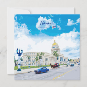 Convites Havana, Cuba - Alma Clássica Vintage
