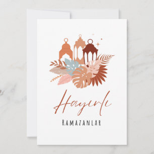 Convites Hayırlı Ramazanlar Happy Ramazan Ramadan Card