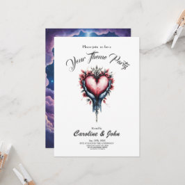 Convites Heart of Quiet Magic.