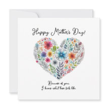 Heart Shape Happy Mother’s Day